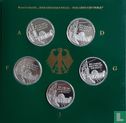 Germany mint set 2000 (PROOF) "10th anniversary of the German reunification" - Image 3