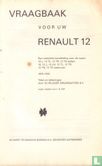 Vraagbaak Renault 12 - Afbeelding 3