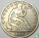 United States ½ dollar 1872 (CC) - Image 1