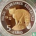 Luxemburg 5 euro 2015 (PROOF) "European wildcat" - Afbeelding 2