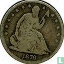 États-Unis ½ dollar 1876 (S) - Image 1