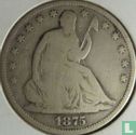 États-Unis ½ dollar 1875 (CC) - Image 1