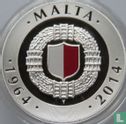 Malta 10 euro 2014 (PROOF) "50th anniversary of Malta's independence" - Image 1