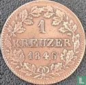 Bavaria 1 kreuzer 1846 - Image 1