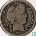 États-Unis ½ dollar 1902 (sans lettre) - Image 1