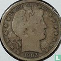 United States ½ dollar 1903 (without letter) - Image 1