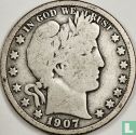 United States ½ dollar 1907 (S) - Image 1