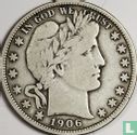 États-Unis ½ dollar 1906 (D) - Image 1