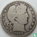 États-Unis ½ dollar 1909 (O) - Image 1