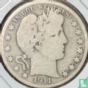 Verenigde Staten ½ dollar 1911 (zonder letter) - Afbeelding 1