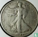 États-Unis ½ dollar 1947 (D) - Image 1