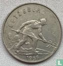 Luxembourg 1 franc 1955 (misstrike) - Image 1