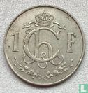 Luxemburg 1 franc 1955 (misslag) - Afbeelding 2
