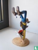 Lucky Luke afvuren positie, evenwichtige op een hand - Afbeelding 1