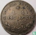 Eritrea 1 lira 1891 - Image 2