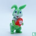 Green rabbit with easter egg - Image 1