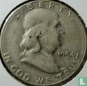 États-Unis ½ dollar 1954 (S) - Image 1