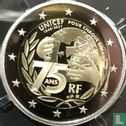 Frankrijk 2 euro 2021 (PROOF) "75 years of UNICEF" - Afbeelding 1