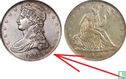 Verenigde Staten ½ dollar 1839 (Draped bust - zonder letter) - Afbeelding 3