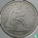 United States ½ dollar 1839 (Seated Liberty - type 2) - Image 1