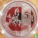 België 5 euro 2018 (PROOF - kleurloos) "60th anniversary of the Smurfs" - Afbeelding 2