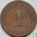 Empire allemand 1 pfennig 1892 (G) - Image 1