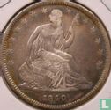 États-Unis ½ dollar 1840 (sans lettre - type 1) - Image 1