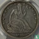 États-Unis ½ dollar 1841 (sans lettre) - Image 1