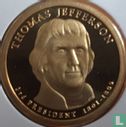 United States 1 dollar 2007 (PROOF) "Thomas Jefferson" - Image 1