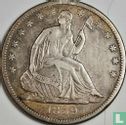 United States ½ dollar 1859 (S) - Image 1