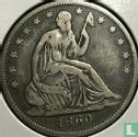 Verenigde Staten ½ dollar 1860 (O) - Afbeelding 1