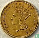 États-Unis 1 dollar 1861 (or) - Image 2