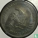 États-Unis ½ dollar 1859 (sans lettre) - Image 2