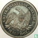 États-Unis ½ dollar 1861 (S) - Image 2