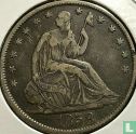 États-Unis ½ dollar 1858 (sans lettre) - Image 1