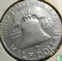 États-Unis ½ dollar 1962 (sans lettre) - Image 2