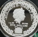 Tokelau 5 dollars 2021 "Aquarius" - Image 1