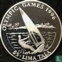 Tokelau 5 tala 1994 (PROOF) "1996 Summer Olympics in Atlanta - Sailboarding" - Image 2