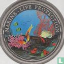 Palau 1 dollar 1994 (PROOF) "Marine Life Protection" - Image 2