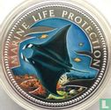 Palau 20 dollars 1999 (BE) "Marine Life Protection - Manta ray" - Image 2
