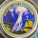 Palau 5 dollars 2001 (PROOF) "Marine Life Protection - Jellyfish" - Image 2