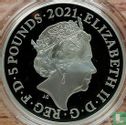 Verenigd Koninkrijk 5 pounds 2021 (PROOF - zilver) "Death of Prince Philip" - Afbeelding 1