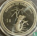 Palau 1 Dollar 2003 (PP - gefärbt) "Marine Life Protection - Orange crab" - Bild 1