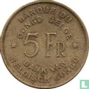 Belgian Congo 5 francs 1947 - Image 2