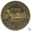 Palestine Medallic Issue 1988 ( State of Palestine - Yasser Arafat - Brass - Normal ) - Image 1