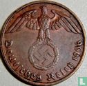 Duitse Rijk 1 reichspfennig 1936 (E - hakenkruis) - Afbeelding 1