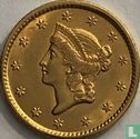 États-Unis 1 dollar 1849 (Liberty head - sans lettre - type 1) - Image 2