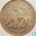 United States 1 dollar 1869 (silver) - Image 2