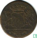 Utrecht 1 duit 1788 (copper - 17 and 88 close together, thick stripe under coat of arms) - Image 2
