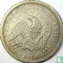 United States 1 dollar 1865 (silver) - Image 2